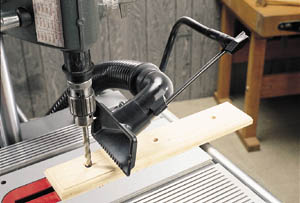 Utility Vacuum Extension Collects Dust and Shavings as You Work